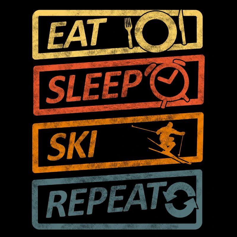 Eat Sleep Ski Repeat