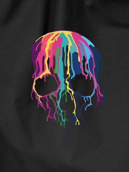 Multi colour skull