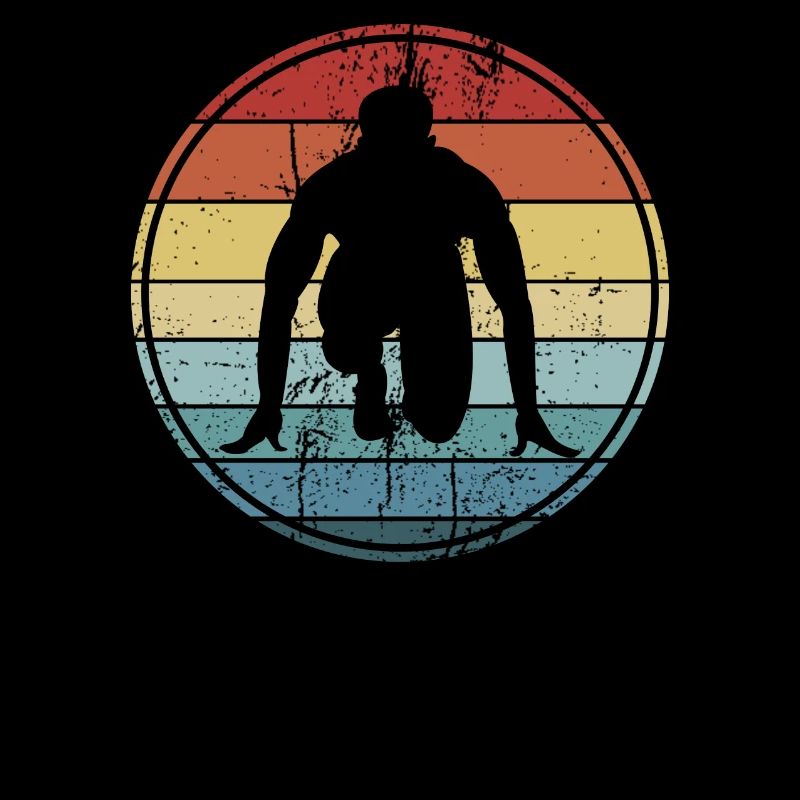 Coureur en cours d'exécution d'athlétisme sprint