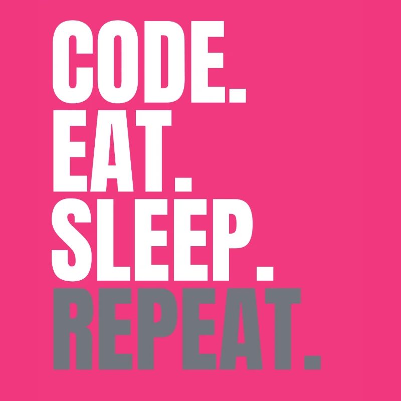 Code eat sleep repeat - Programmierer Shirt Coding