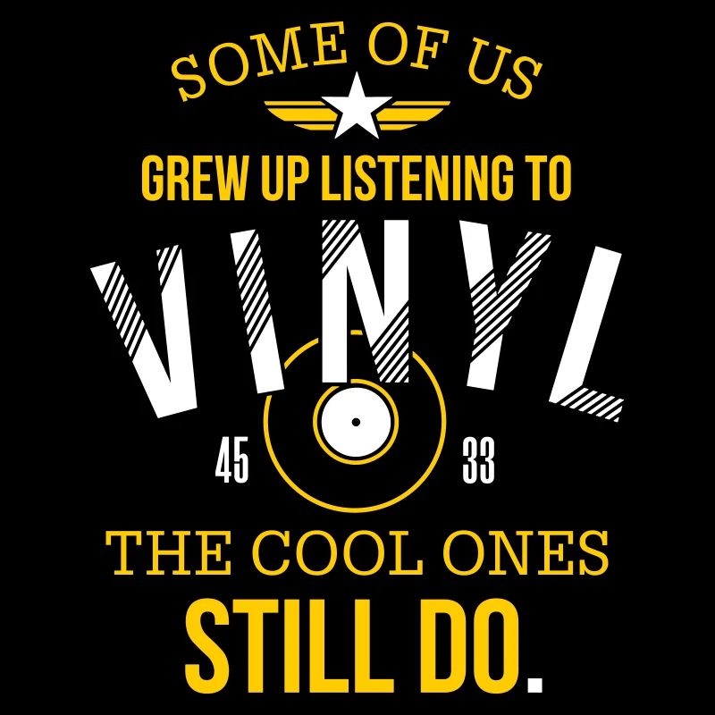 Des gens cool écoutent du vinyle
