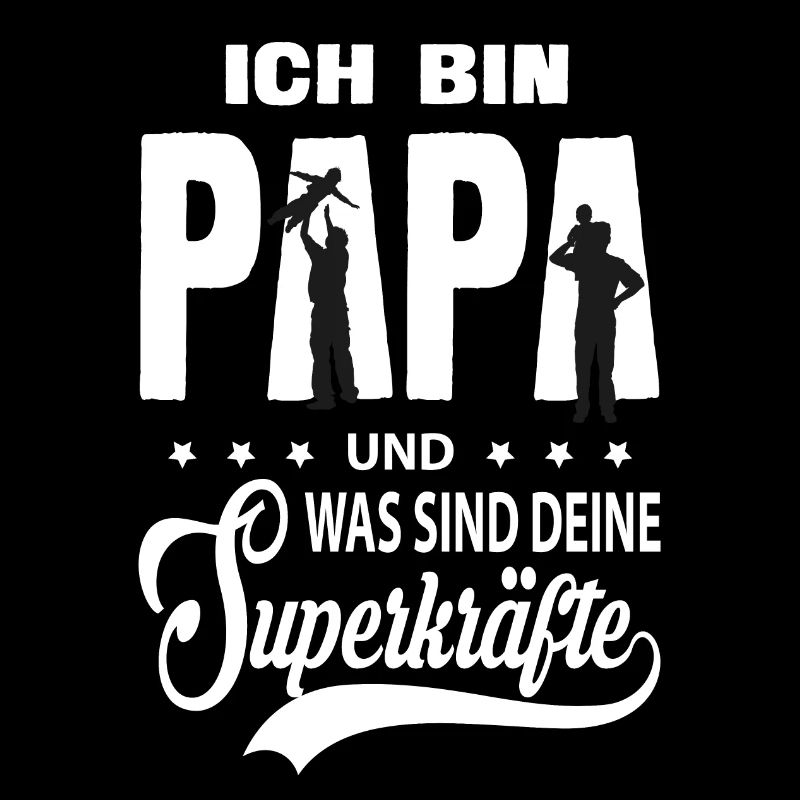 Vatertag Papa Superheld Statement bester Vater