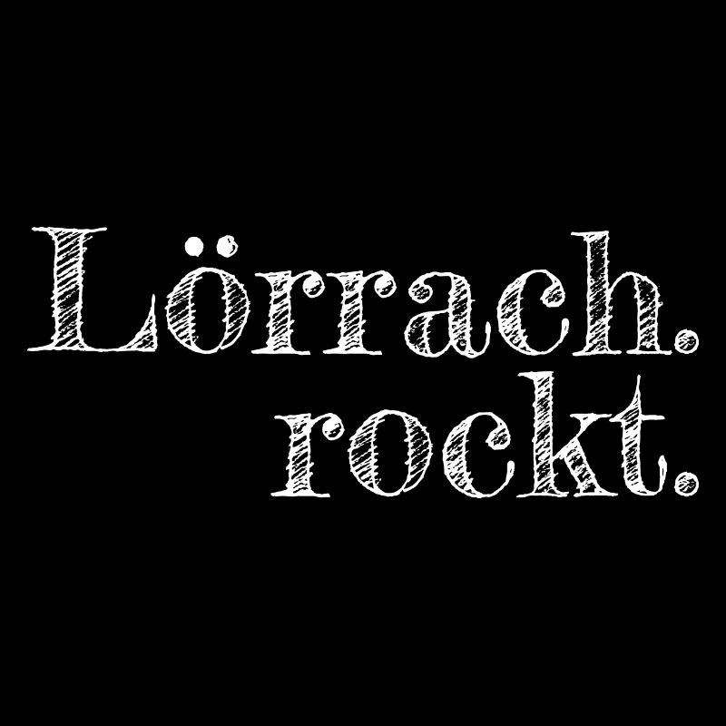 Lörrach rockt - Textdesign mit Stadtnamen