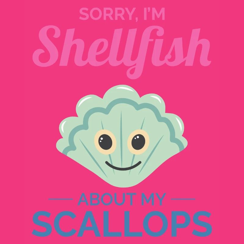Scallop Seashells Collector Beachcomber Shellfish