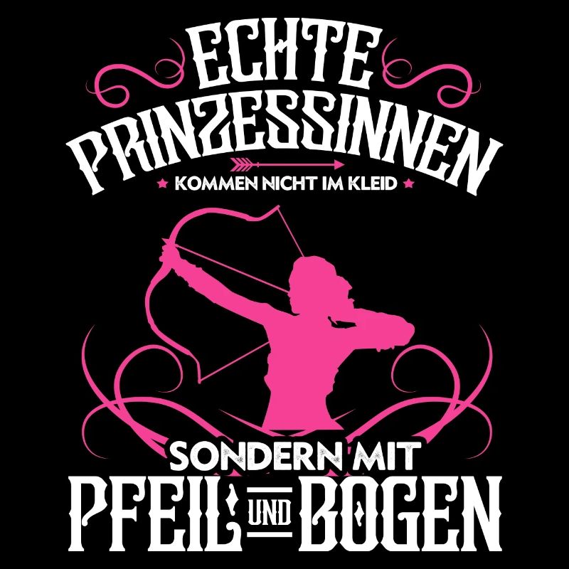 Echte Prinzessinen Kommen Mit Pfeil Und Bogen