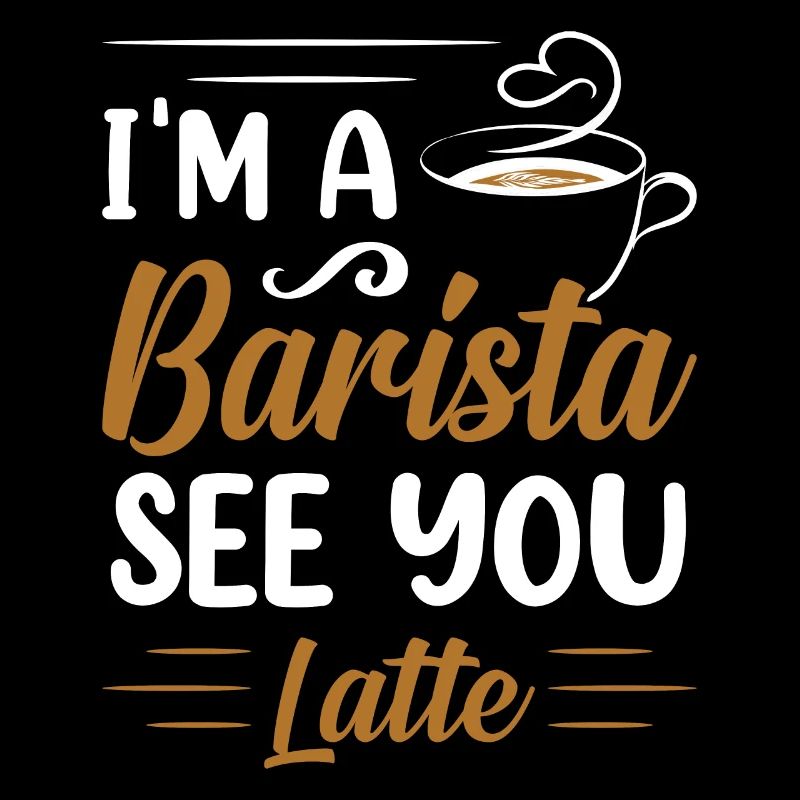 Stolzer Barista Beruf Kaffee Catering Espresso