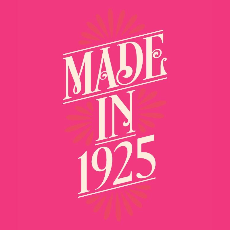 1925 - Année de construction 1925 - Né en 1925