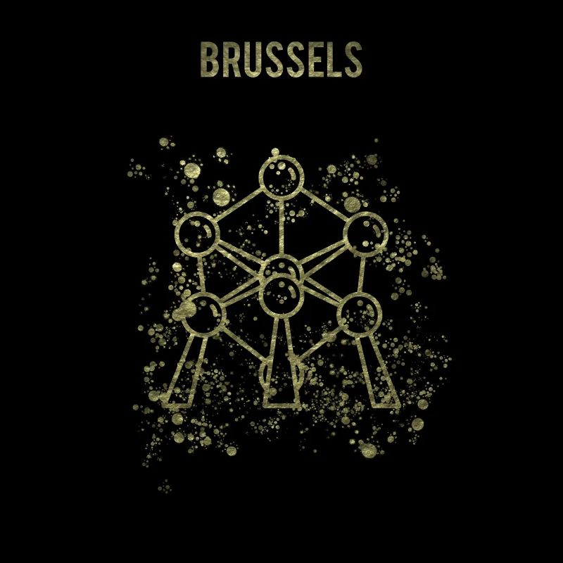 Brussels Atomium landmark Belgium
