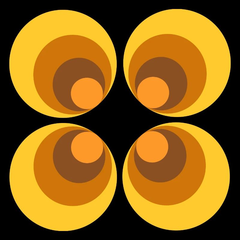 70s Flower Pattern Retro