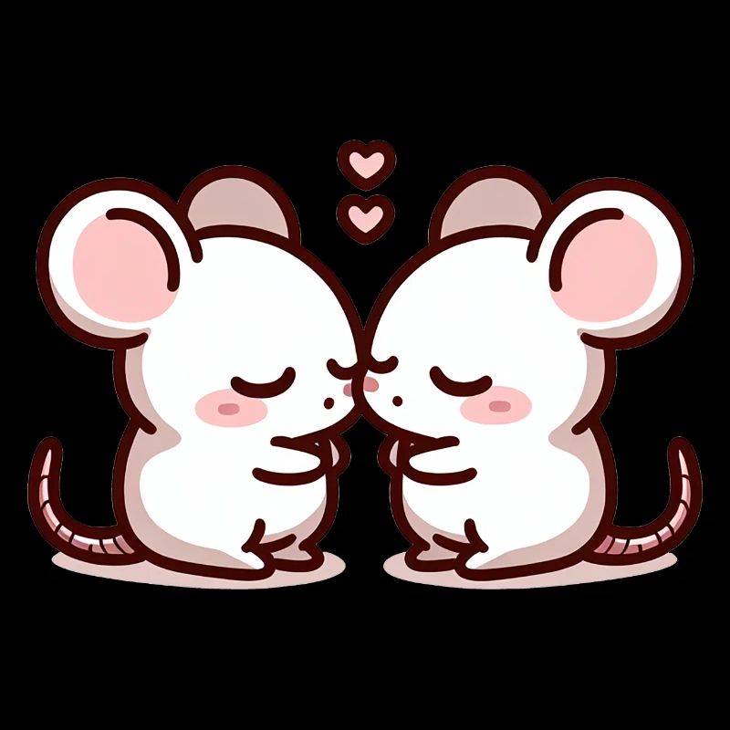 Two Mouses In Love