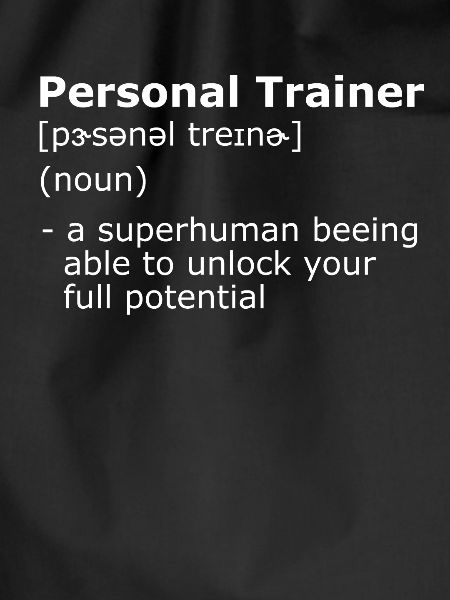 Personal trainer definition