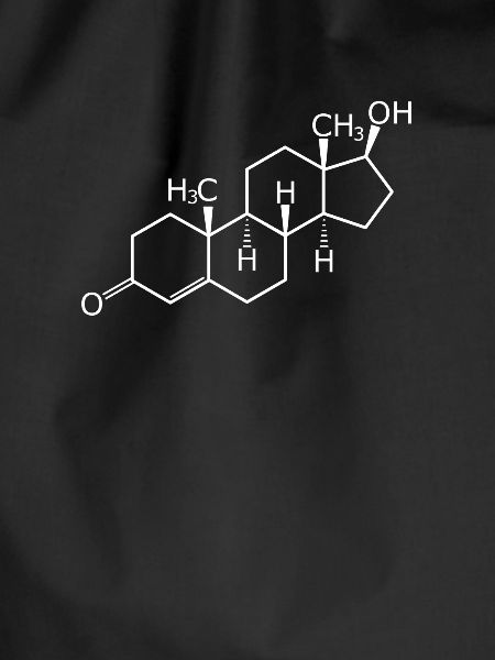 Testosterone structural formula