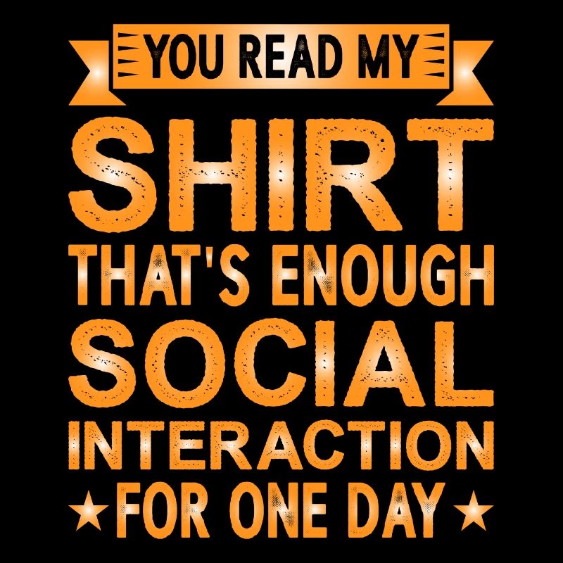 C’est assez d’interaction sociale pour une journée