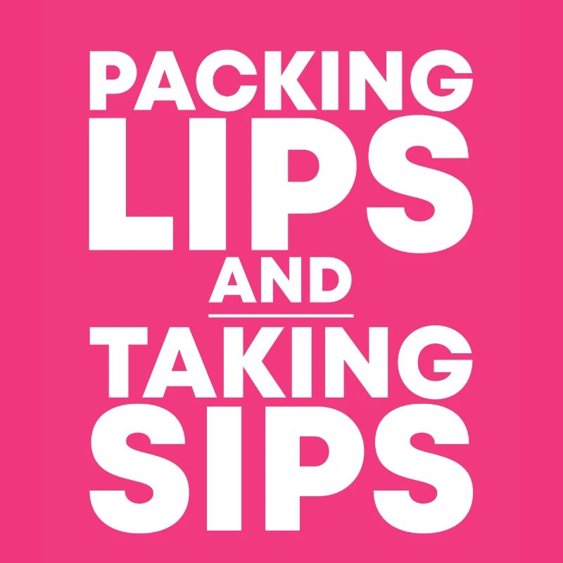 Packing lips and taking sips 2