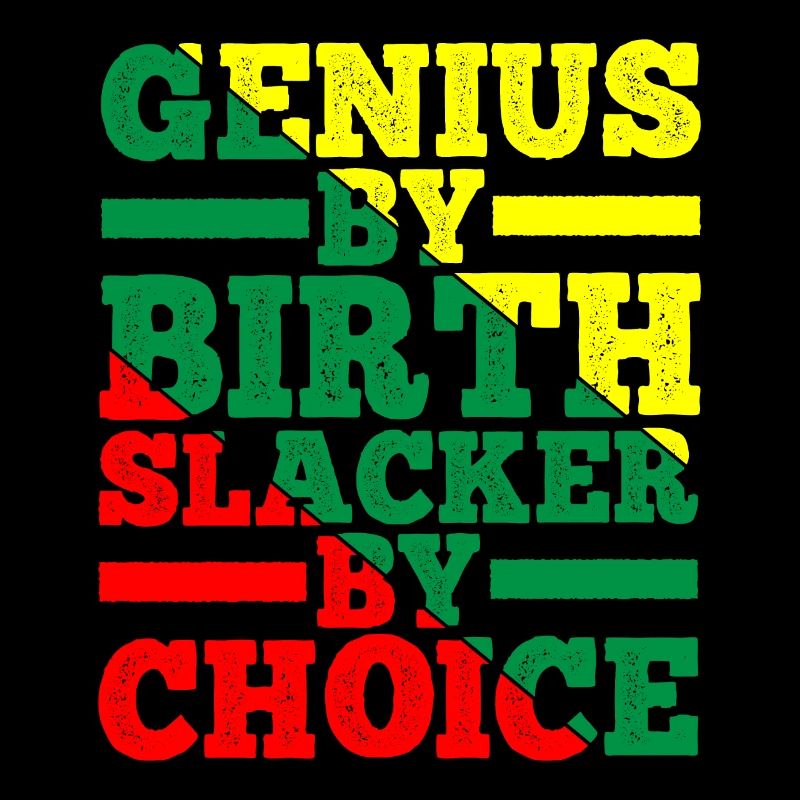 Genius By Birth Slacker By Choice 12