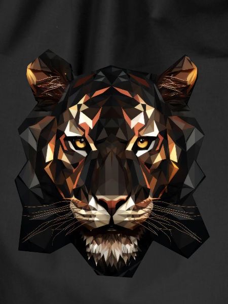 Geometric Tiger Animation