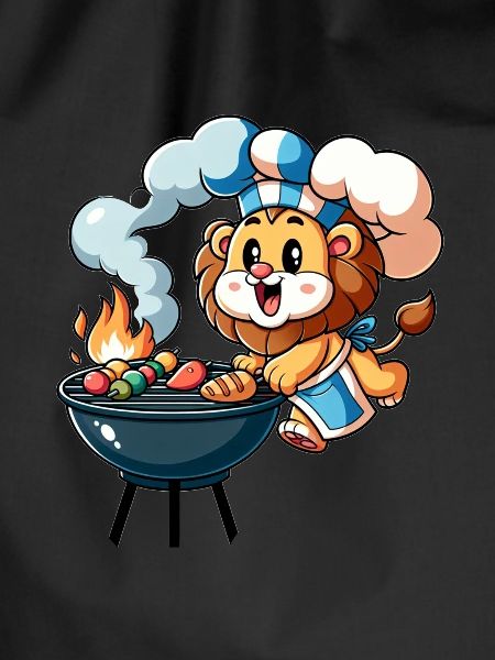 Cute BBQ Lion