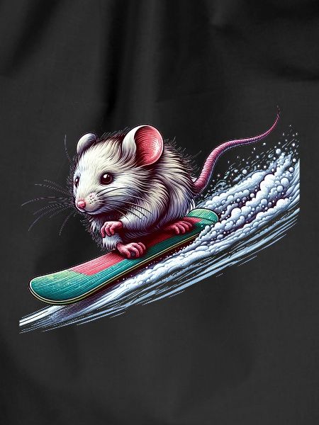 Cute Snowboarder Mouse