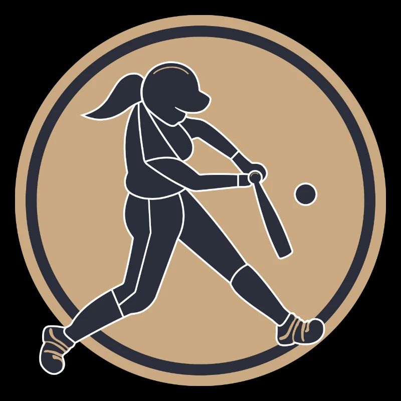Softball Batting Player