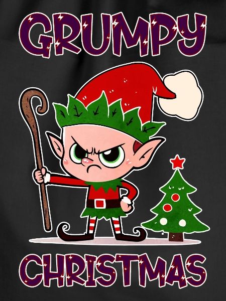 Grumpy Christmas Elf