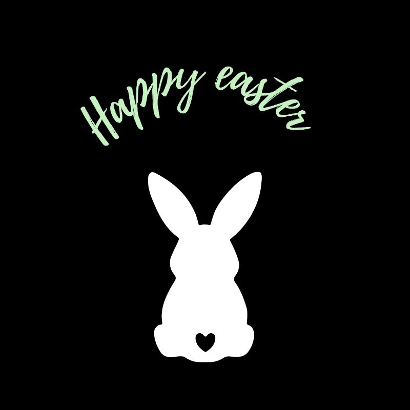 Cadeau de lapin de Joyeuses Pâques