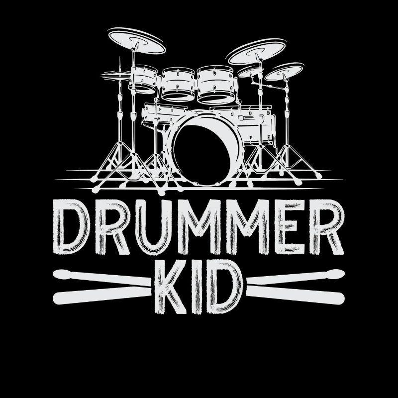 Drummer Kid Percussion Design Pour batteur