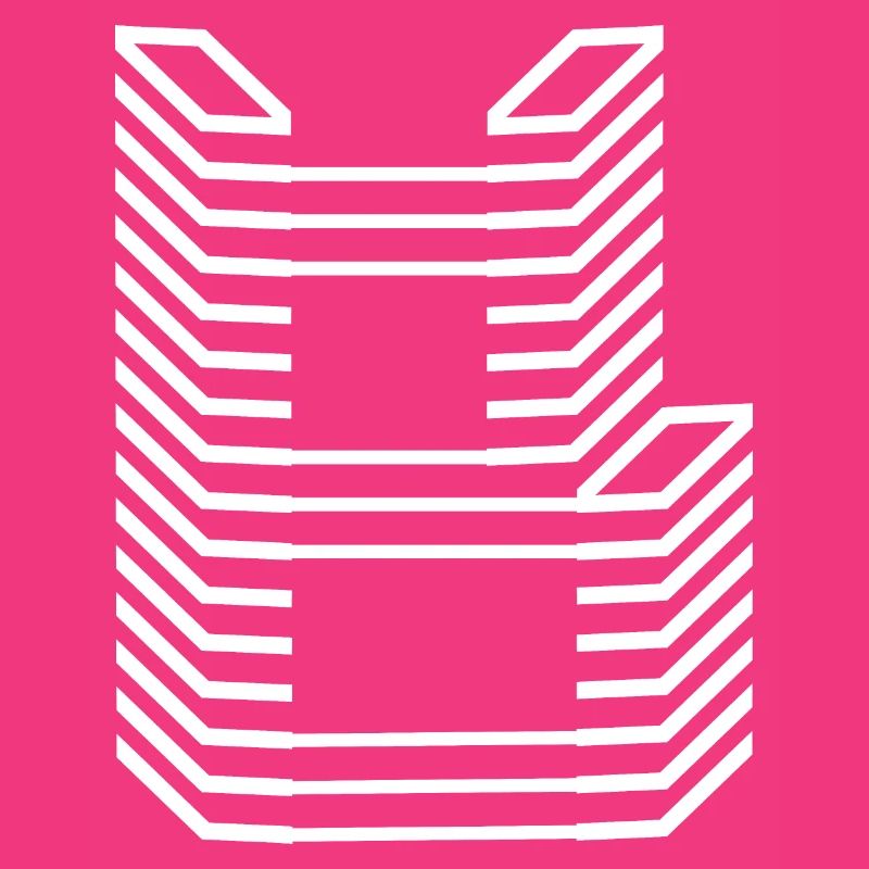 Conception unique du logo Lettre B « Blanc »
