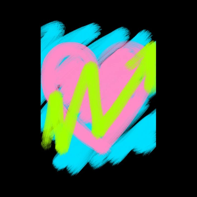 Herz mit Marker