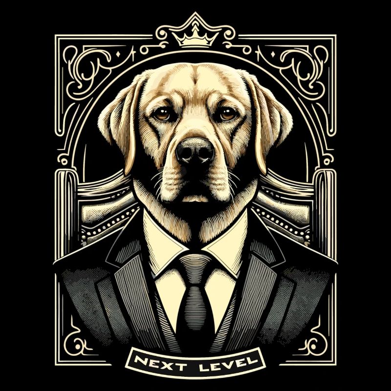Dudley Labrador Suit Next Level Dog Gift