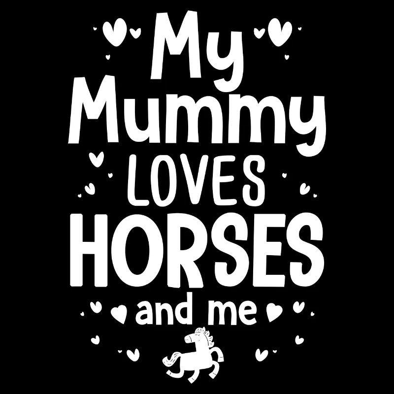 Ma maman aime les chevaux et moi cheval cavalière