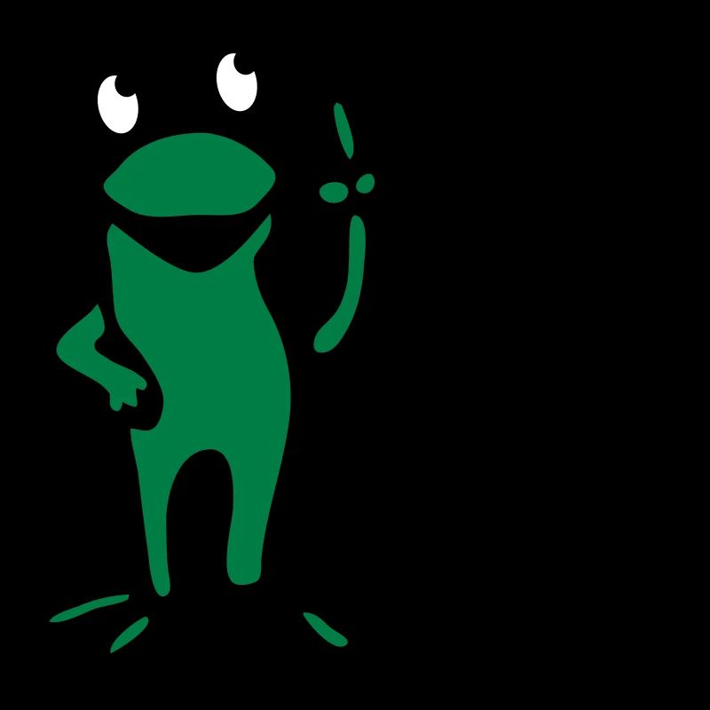 Frosch + Spruch