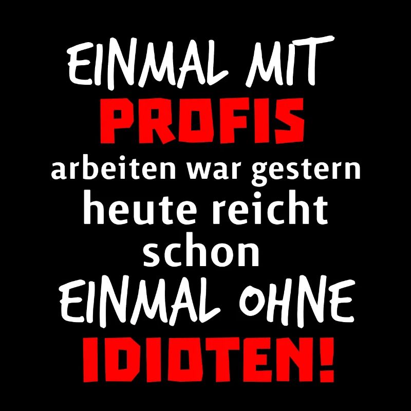 Einmal mit Profis arbeiten war gestern heute