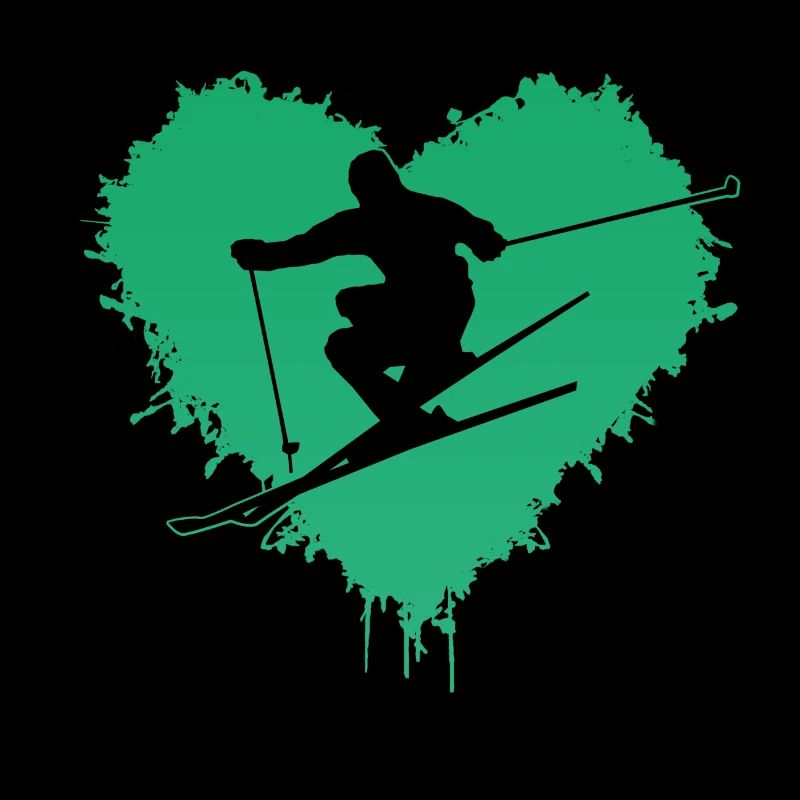 Ski Spruch Skiing