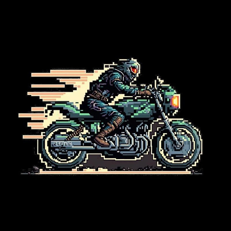 8-bit Motorrad