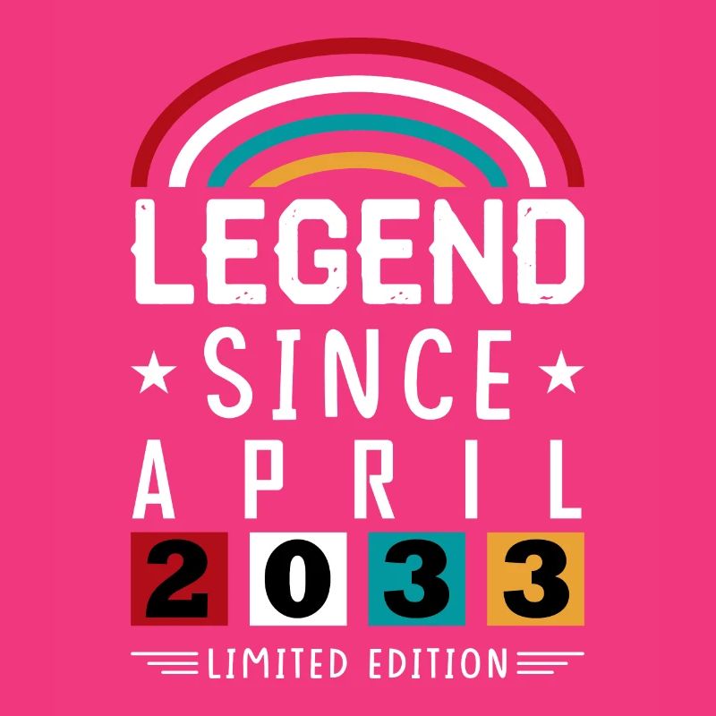 2033 Legend Since Geburtstag Geschenk April