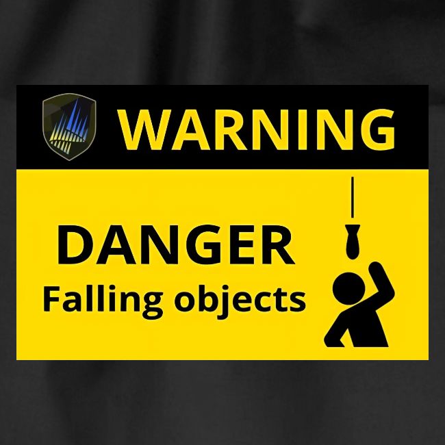 Danger falling objects