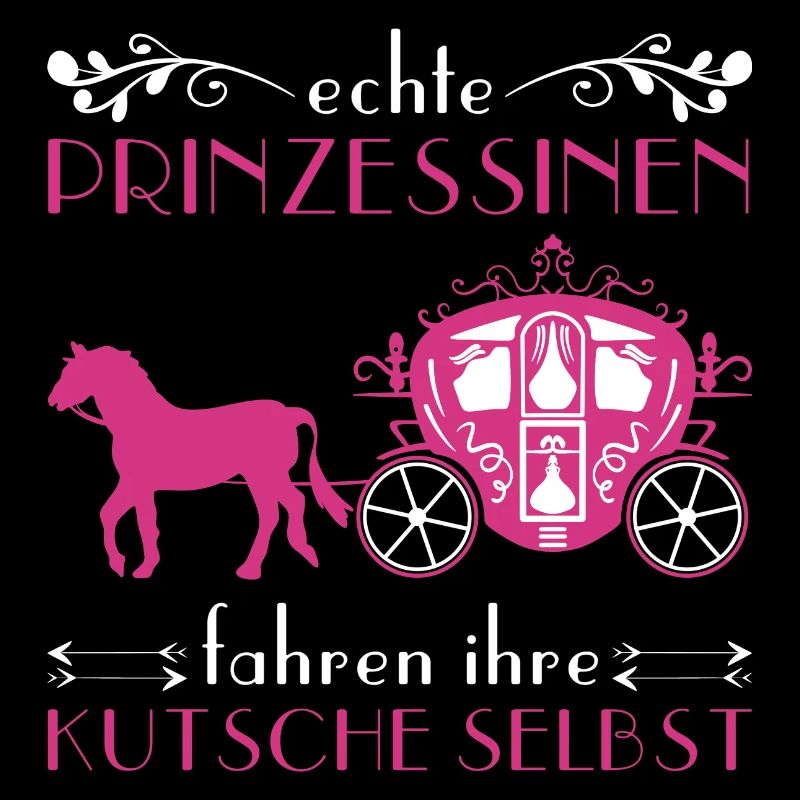 Echte Prinzessin Kutsche Kutscherin Geschenk