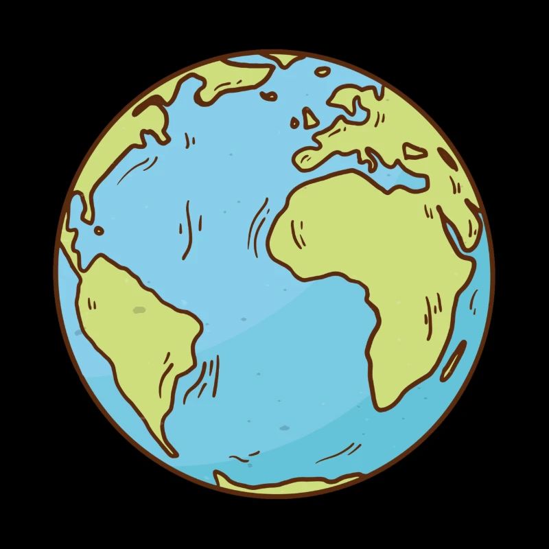 Carte du monde globe terrestre globe terrestre symbole continents