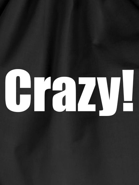 Crazy weiß horizontal Geschenkidee