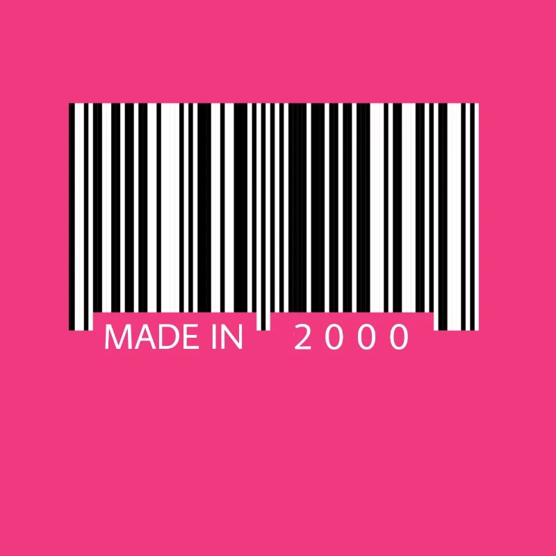 Made in 2000 Barcode Geschenk