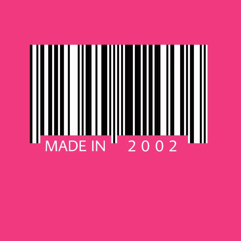 Made in 2002 Barcode Geschenk