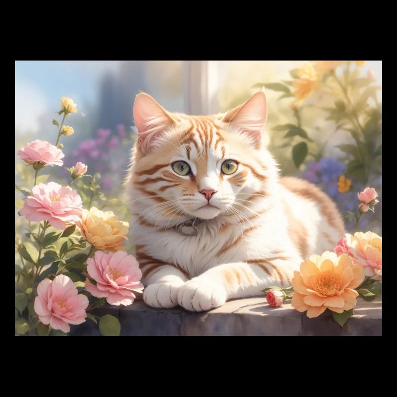 beautiful white cat