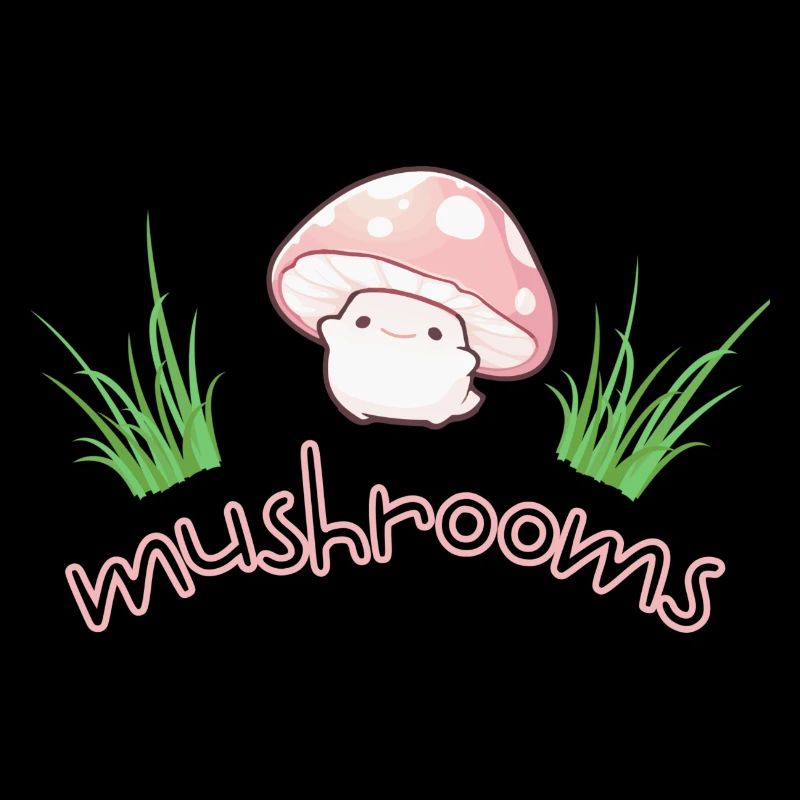 mushroom cute comic