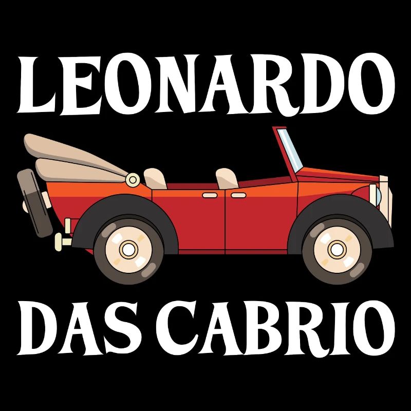 Leonardo das Cabrio lustig Geschenk