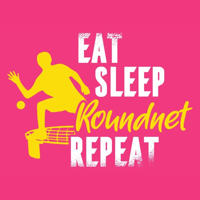 Roundnet Eat Sleep Roundnet Player
