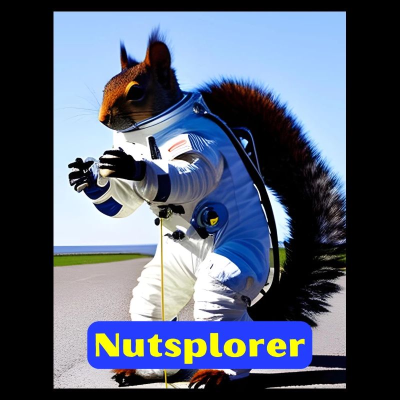 Nutsplorer Silly Squirrel Design