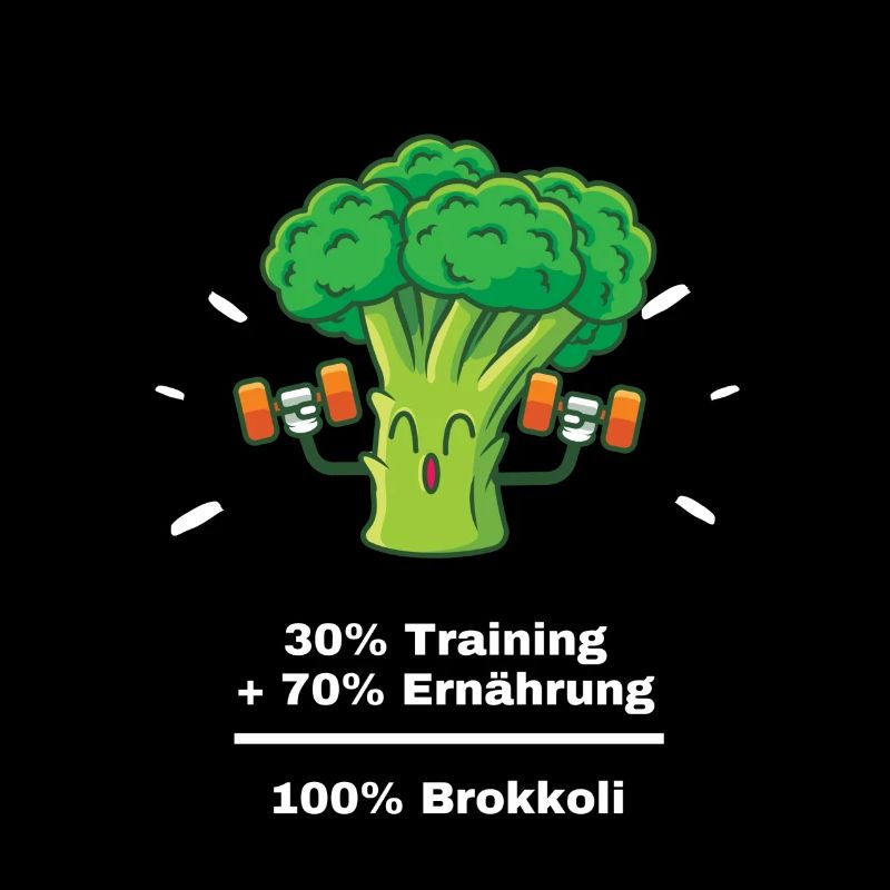 30% Training 70% Ernährung = 100% Brokkoli
