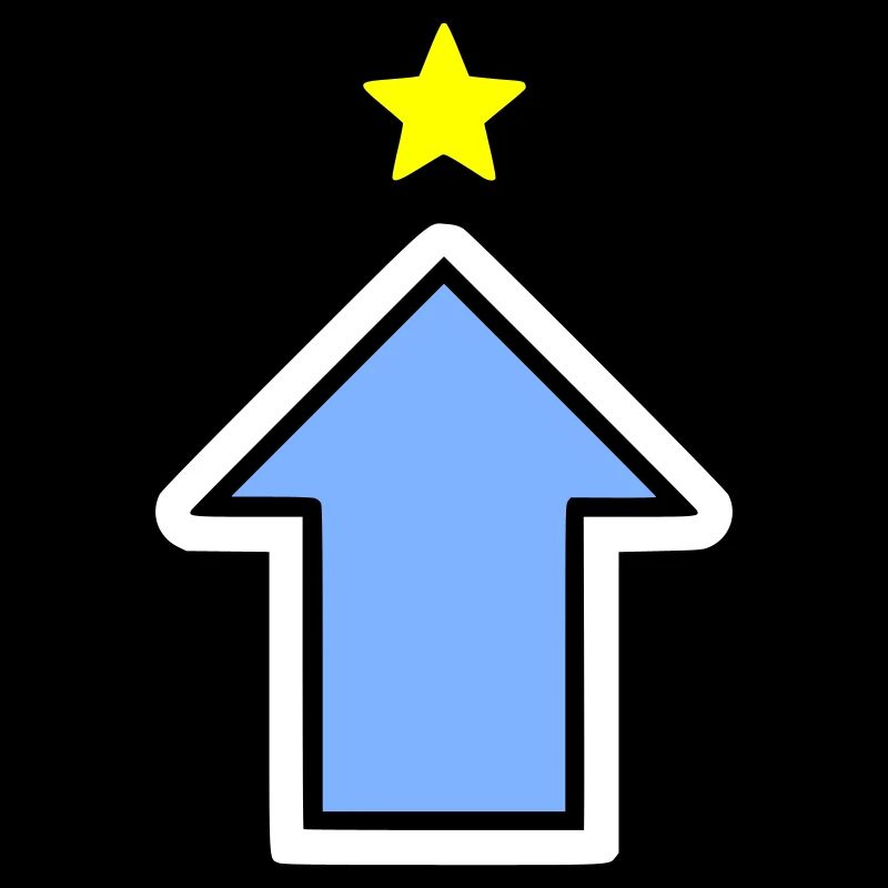 Puissance de Puissance Étoile de Flèche Étoile de Jeu de Niveau