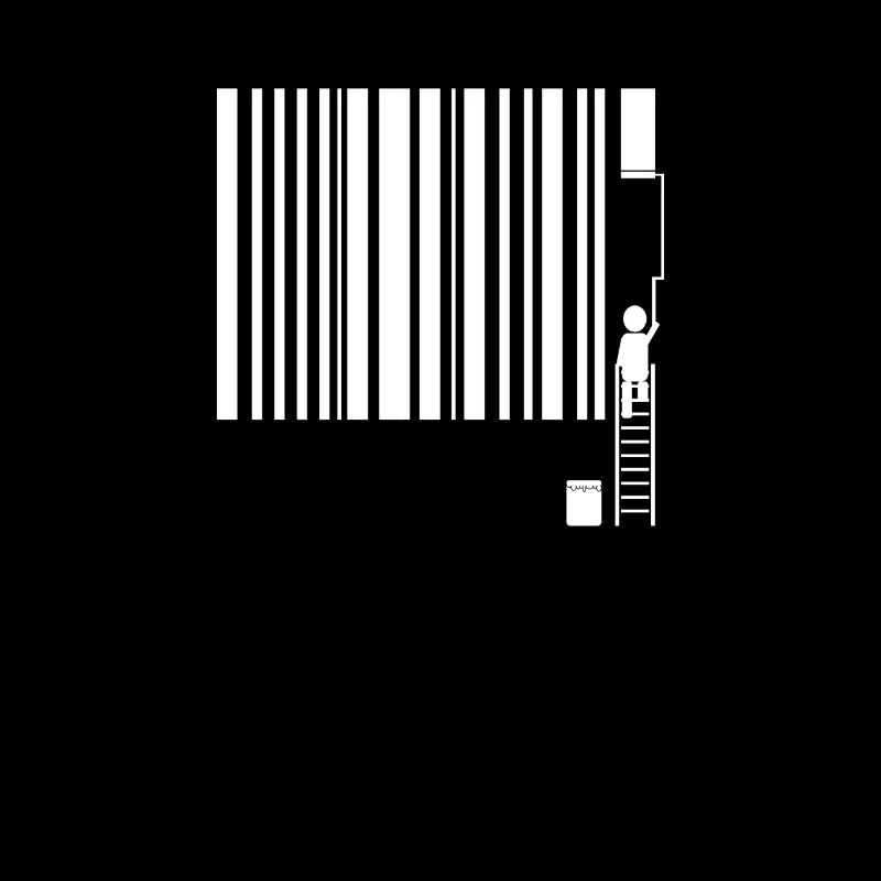 Profession de peintre et vernisseur Code à barres - Cadeau