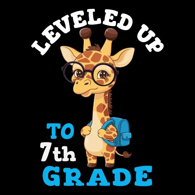 Leveled up to 7th grade - Funny Giraffe